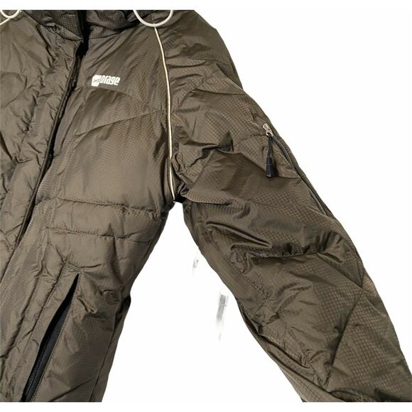 Orage Riders Edge Ski Snowboard Jacket olive Green Enhance Vision Hood Sz S - Picture 5 of 12